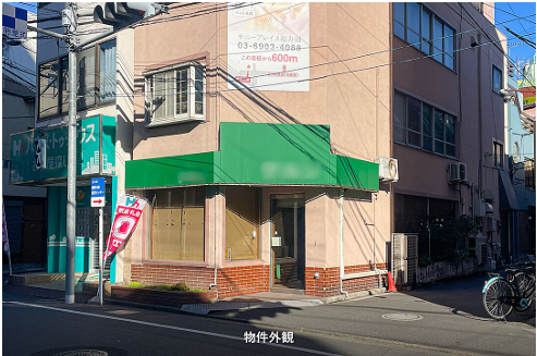 JR埼京線板橋の喫茶店居抜き。重飲食可能でレイアウトしやすい路面角地物件。