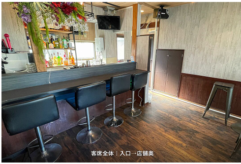 線路沿いの路面バー居抜き物件！ワンオペ可能な物件です。