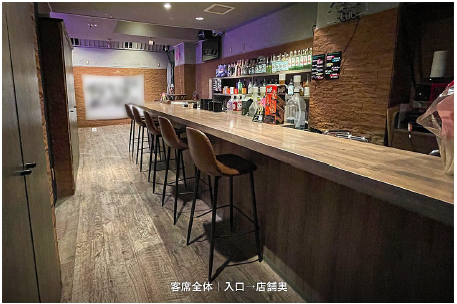 京浜東北線蒲田駅の西口より徒歩2分。バー居抜き物件が出ました。