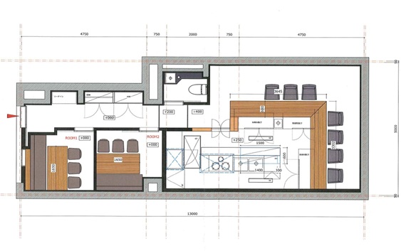 【美内装】麻布十番1階路面居抜き物件